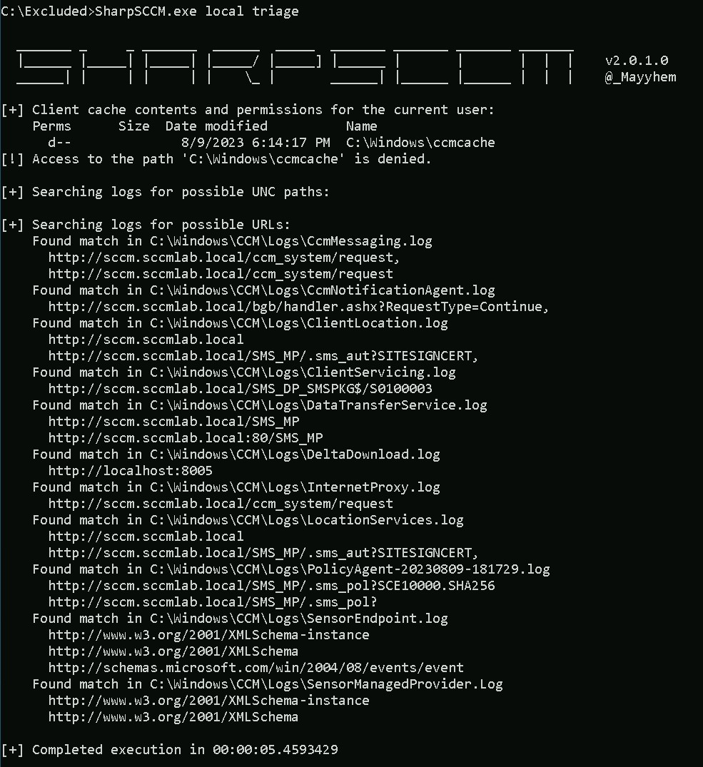Offensive sccm summary http418infosec